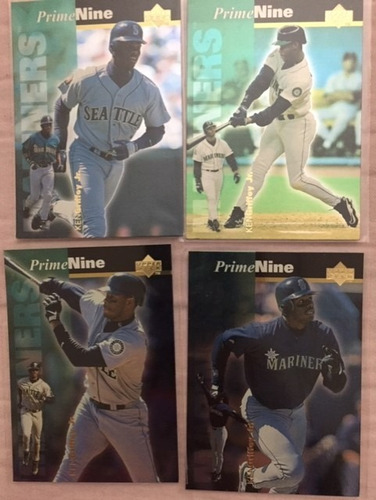  Ken Griffey Jr 4 Tarjetas De Prime Nine  