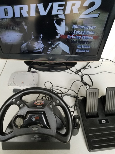 Control Arcade Para Juegos De Conduccion Para Play 1 Madcatz (Usado)