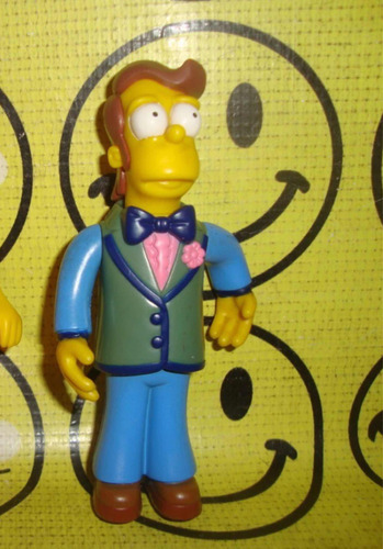 Simpsons Homero Joven Figura Playmates De Coleccion