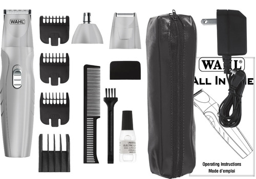 Rasuradora Y Cortadora De Pelo Wahl Home All In One 3297 Recargable Plata