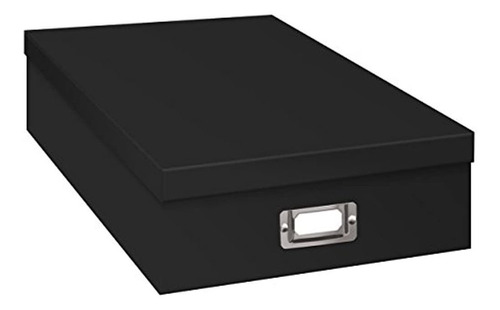 Pionera Jumbo Scrapbook Caja De Almacenamiento, Negro, 14.75