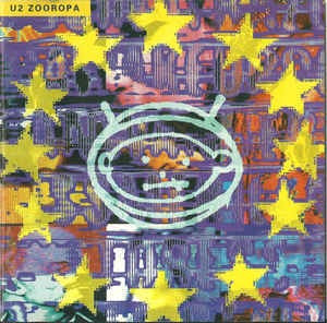 Cd U2 Zooropa 1a Ed Br 1993 Island Records 518047-2 