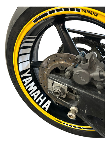 Calcomanías Reflejantes Para Rines Yamaha