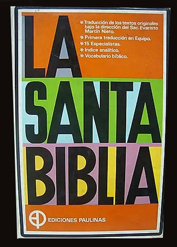 La Santa Biblia - Edic Paulinas Ilustrada - Usada Impecable!