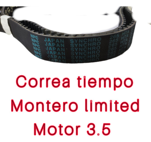 Correa Tiempo Mitsubishi Montero Limited  3.5  265 Dts