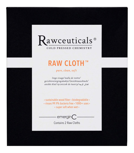 Emerginc Rawceuticals - Pano Facial Reutilizable - Toallitas