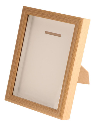 Caja De Almacenamiento De Medalla Color Madera 7 Pulgadas