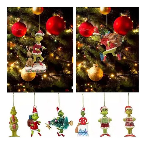 Colgante De Árbol De Navidad Con Dibujos Animados Para Decor
