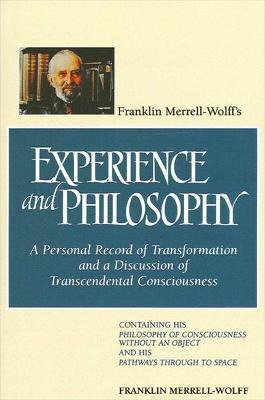 Libro Franklin Merrell-wolff's Experience And Philosophy ...