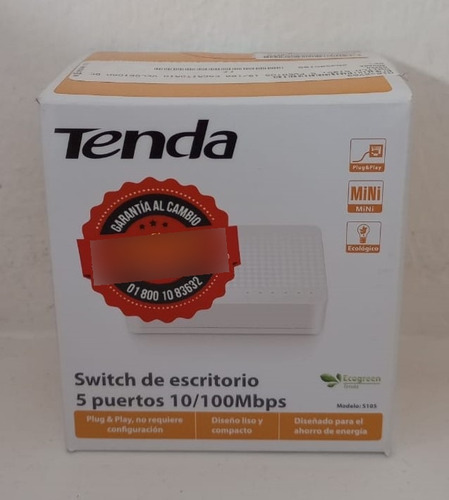 Switch Tenda S105 Serie 10/100