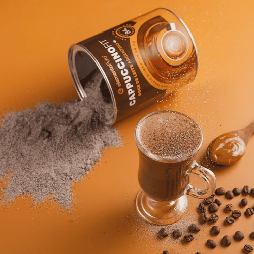 Capuccino Fit Doce De Leite Com Whey 200g - Elemento Puro