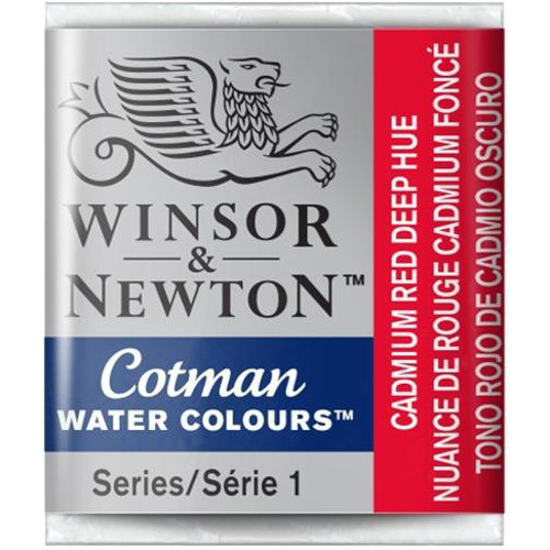 Aquarela Cotman W&n Cadmium Red Deep Hue Half 098