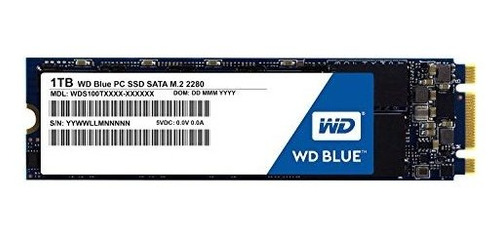 Wd Azul 1 Tb Pc Ssd - Sata De 6 Gb / S M.2 2280 Unidad De Es