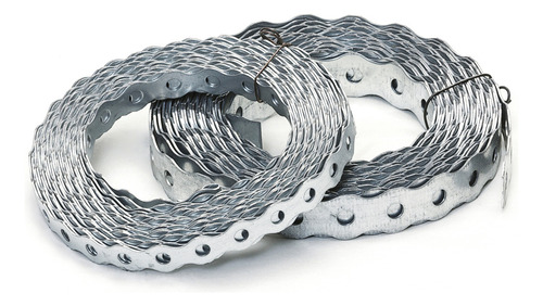Cinta Perforada Galvanizada 17mm X 0.5mm X 2.4 M