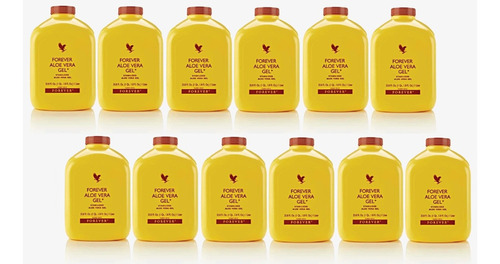 Forever® Aloe Vera Gel Jugo Sábila 100% Natural (12 Piezas)