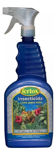 Fertox Insecticida Jardín 1 Lt Cuidado De Plantas