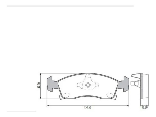 Pastilla De Freno Delantera Frasle Chevrolet Prisma Cobalt 1