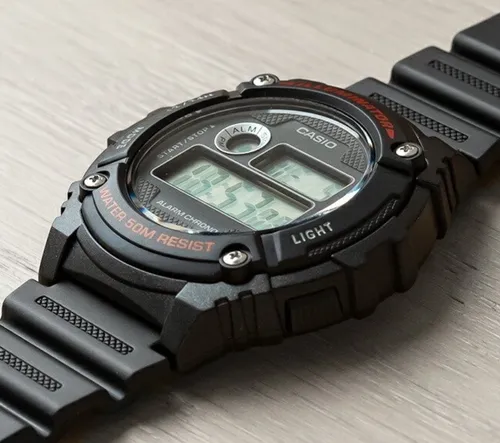 Reloj Casio W 216h Digital Wr50 Metros Resina Env o gratis
