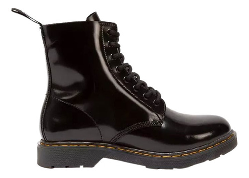 Botin Mujer Cuero Americanino Berta Ne2 Negro