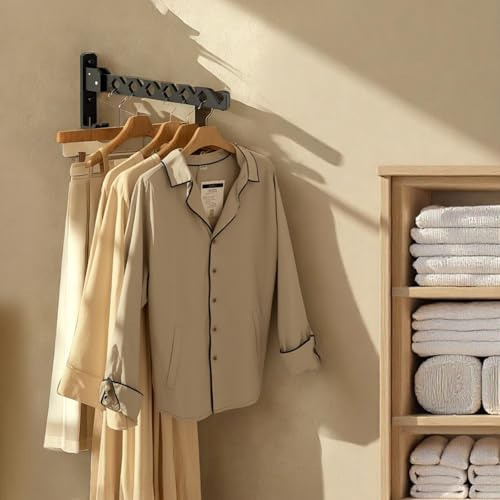 Soporte De Pared Para Abrigos En Pack De 2 Piezas Negro, Org