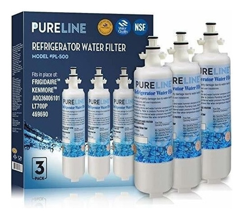 Filtro De Agua De Repuesto Para Refrigerador, Paquete De 3