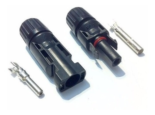 Imagem 4 de 4 de Conector Mc4 P/ Painel Cabo Solar 4 A 6mm Par Pronta Entrega