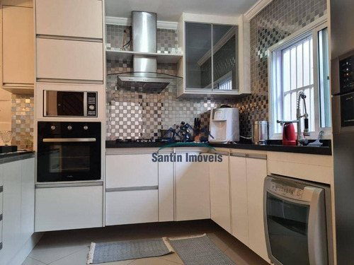 Imagem 6 de 30 de Sobrado Com 3 Quartos, (01 Suíte) Espaço Gourmet, Mobiliado, 02 Vagas Cobertas À Venda, 150 M² - Jardim Teles De Menezes - Santo André - So0404