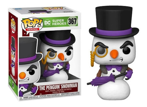 Funko Pop! DC Super Heroes - O Pinguim Boneco de Neve #367