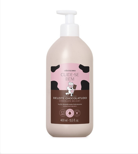 Loción Corporal O Boticário Cuídese Bien - Chocolatudo 400ml