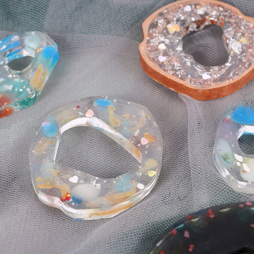 Colgante De Piedra De Silicona Hecho A Mano, Resina, Molde E