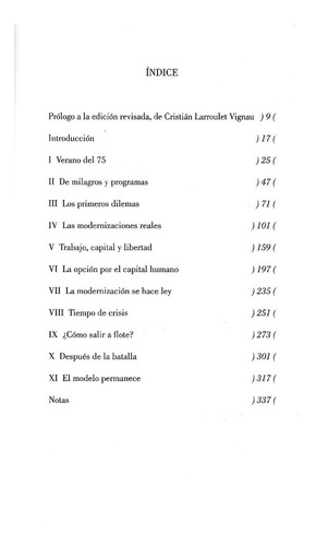 La Transformación Económica De Chile Modelo Progreso / Buchi (Usado)