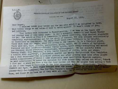 Manhattanville College Of The Sacred Heart Documento Antiguo