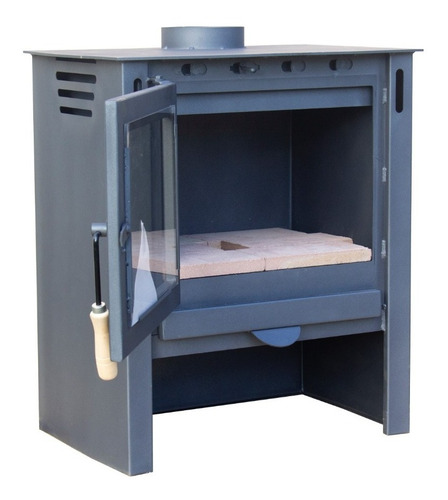 Calefactor A Leña Modelo Frontal R4