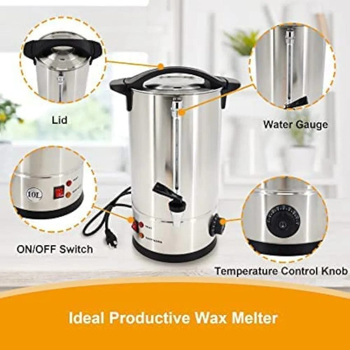 Termo Hervidor Eléctrico Acero Inoxidable 15 Lts