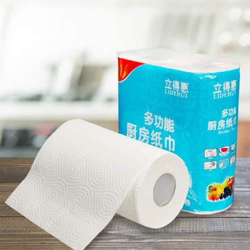 Imagen 4 de 6 de 2 Rollos De Papel De Cocina, Absorbente De Agua, Aceite, Rol