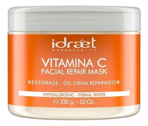 Idraet Mascara Vitamina C Antiage Reparadora Colageno Tipo De Piel Todo Tipo De Piel