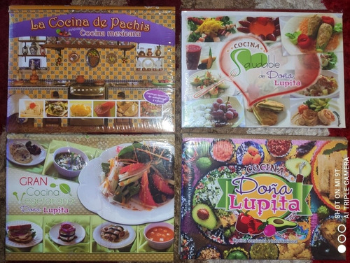 4 Libros De Cocina Doña Lupita 