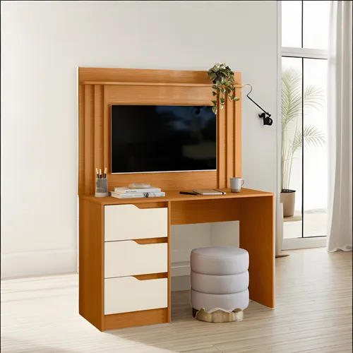 Escritorio Panel Albatroz Cinamomo Mate/off White