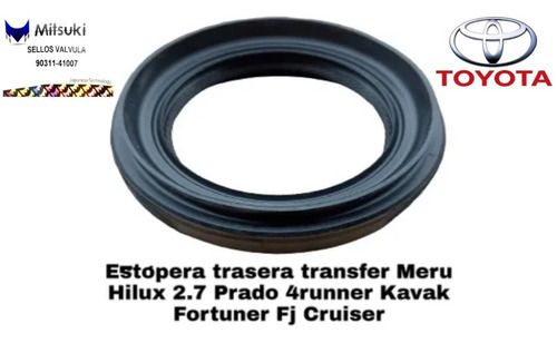 Estopera Transfer Trasera 4runner Hilux 2.7 Kavak Meru Prado