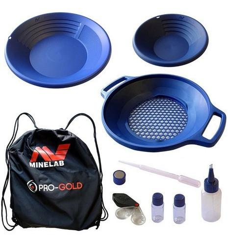 Imagen 2 de 7 de Minelab Kit Bandejas Para Lavar Oro Pepitas Rio Mina Betas $