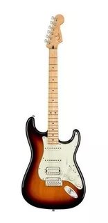 Guitarra eléctrica Fender Player Stratocaster HSS de aliso 3-color sunburst brillante con diapasón de arce