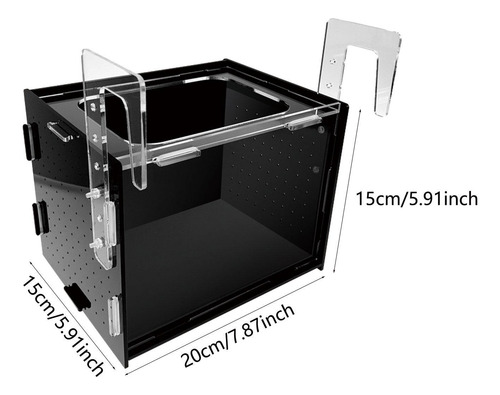 Caja De De Peces De Acuario Caja De Aislamiento 20x15x15cm
