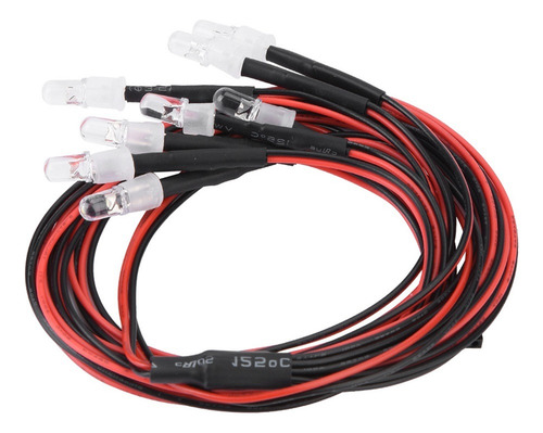 8 Faros Y Luces Traseras De 5 Mm, Luces Led, Modelo Rc