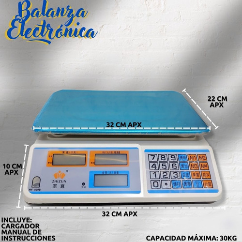 Balanza Peso Electrónica 30kg