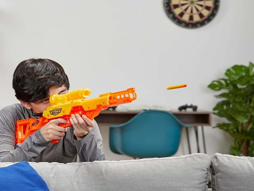 Lanzador Nerf Alpha Strike Wolf - Hasbro E7568 Con 12 Dardos