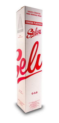Imagen 2 de 4 de Vasos Cónicos Plásticos 3.2 Onzas Selva (20x150)