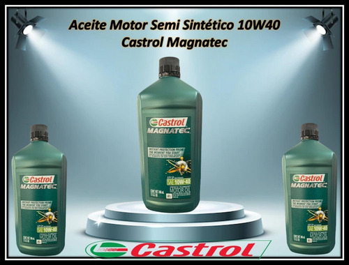 Aceite Motor Semi Sintético 10w40 Castrol Magnatec