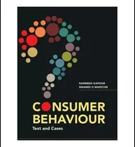 Comprar Libro:  Consumer Behaviour: Text And Cases: Text And Cases