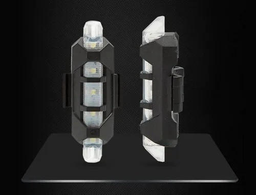 Imagen 5 de 8 de Luz Led Delantera De Seguridad Usb Blanca