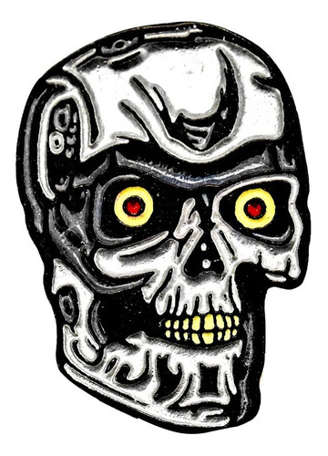 Pin Terminator Prendedor Metalico Rock Activity 